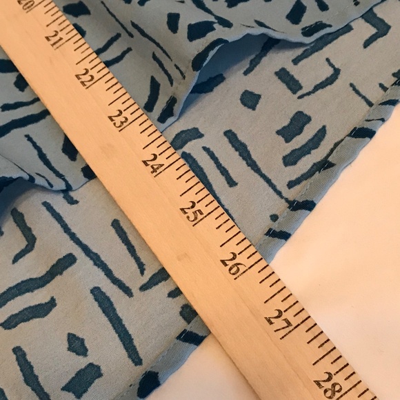 ALFANI Crew Neck Flare Long Sleeve Blouse Blue High Low Hem Women’s Plus Size 1X - Picture 14 of 16